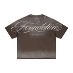 Wolvyn Apparel ‘Foundations 002’ 280GSM Men's Double Yarn Vintage Spray Washed Boxy T-Shirt - Wolvyn Apparel