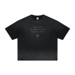 Wolvyn Apparel ‘Foundations 002’ 280GSM Men's Double Yarn Vintage Spray Washed Boxy T-Shirt - Wolvyn Apparel