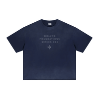Wolvyn Apparel ‘Foundations 002’ 280GSM Men's Double Yarn Vintage Spray Washed Boxy T-Shirt - Wolvyn Apparel