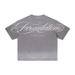Wolvyn Apparel ‘Foundations 002’ 280GSM Men's Double Yarn Vintage Spray Washed Boxy T-Shirt - Wolvyn Apparel
