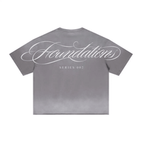 Wolvyn Apparel ‘Foundations 002’ 280GSM Men's Double Yarn Vintage Spray Washed Boxy T-Shirt - Wolvyn Apparel