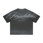 Wolvyn Apparel ‘Foundations 002’ 280GSM Men's Double Yarn Vintage Spray Washed Boxy T-Shirt - Wolvyn Apparel