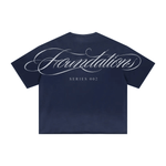Wolvyn Apparel ‘Foundations 002’ 280GSM Men's Double Yarn Vintage Spray Washed Boxy T-Shirt - Wolvyn Apparel