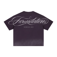 Wolvyn Apparel ‘Foundations 002’ 280GSM Men's Double Yarn Vintage Spray Washed Boxy T-Shirt - Wolvyn Apparel