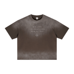 Wolvyn Apparel ‘Foundations 002’ 280GSM Men's Double Yarn Vintage Spray Washed Boxy T-Shirt - Wolvyn Apparel