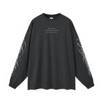 Wolvyn Apparel ‘Foundations 002’ Oversized Unisex Long Sleeve T-Shirt - Wolvyn Apparel