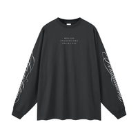 Wolvyn Apparel ‘Foundations 002’ Oversized Unisex Long Sleeve T-Shirt - Wolvyn Apparel