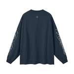 Wolvyn Apparel ‘Foundations 002’ Oversized Unisex Long Sleeve T-Shirt - Wolvyn Apparel