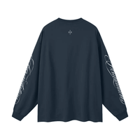 Wolvyn Apparel ‘Foundations 002’ Oversized Unisex Long Sleeve T-Shirt - Wolvyn Apparel