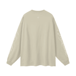 Wolvyn Apparel ‘Foundations 002’ Oversized Unisex Long Sleeve T-Shirt - Wolvyn Apparel