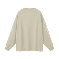 Wolvyn Apparel ‘Foundations 002’ Oversized Unisex Long Sleeve T-Shirt - Wolvyn Apparel