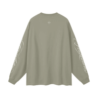 Wolvyn Apparel ‘Foundations 002’ Oversized Unisex Long Sleeve T-Shirt - Wolvyn Apparel