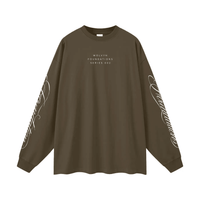 Wolvyn Apparel ‘Foundations 002’ Oversized Unisex Long Sleeve T-Shirt - Wolvyn Apparel