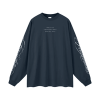 Wolvyn Apparel ‘Foundations 002’ Oversized Unisex Long Sleeve T-Shirt - Wolvyn Apparel