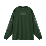 Wolvyn Apparel ‘Foundations 002’ Oversized Unisex Long Sleeve T-Shirt - Wolvyn Apparel