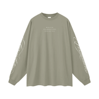 Wolvyn Apparel ‘Foundations 002’ Oversized Unisex Long Sleeve T-Shirt - Wolvyn Apparel
