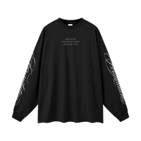 Wolvyn Apparel ‘Foundations 002’ Oversized Unisex Long Sleeve T-Shirt - Wolvyn Apparel