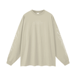 Wolvyn Apparel ‘Foundations 002’ Oversized Unisex Long Sleeve T-Shirt - Wolvyn Apparel