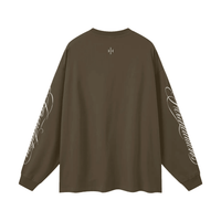 Wolvyn Apparel ‘Foundations 002’ Oversized Unisex Long Sleeve T-Shirt - Wolvyn Apparel