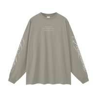 Wolvyn Apparel ‘Foundations 002’ Oversized Unisex Long Sleeve T-Shirt - Wolvyn Apparel