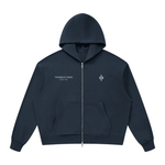 Wolvyn Apparel ‘Foundations 002’ Unisex Drop Shoulder Full Zip Hoodie - Wolvyn Apparel