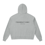 Wolvyn Apparel ‘Foundations 002’ Unisex Drop Shoulder Full Zip Hoodie - Wolvyn Apparel