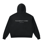 Wolvyn Apparel ‘Foundations 002’ Unisex Drop Shoulder Full Zip Hoodie - Wolvyn Apparel