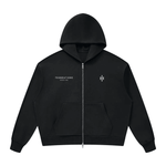 Wolvyn Apparel ‘Foundations 002’ Unisex Drop Shoulder Full Zip Hoodie - Wolvyn Apparel