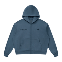 Wolvyn Apparel ‘Foundations 002’ Unisex Drop Shoulder Full Zip Hoodie - Wolvyn Apparel
