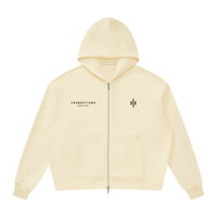Wolvyn Apparel ‘Foundations 002’ Unisex Drop Shoulder Full Zip Hoodie - Wolvyn Apparel