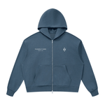 Wolvyn Apparel ‘Foundations 002’ Unisex Drop Shoulder Full Zip Hoodie - Wolvyn Apparel