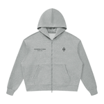 Wolvyn Apparel ‘Foundations 002’ Unisex Drop Shoulder Full Zip Hoodie - Wolvyn Apparel