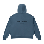 Wolvyn Apparel ‘Foundations 002’ Unisex Drop Shoulder Full Zip Hoodie - Wolvyn Apparel