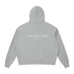 Wolvyn Apparel ‘Foundations 002’ Unisex Drop Shoulder Full Zip Hoodie - Wolvyn Apparel