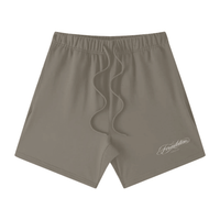 Wolvyn Apparel ‘Foundations 002’ Unisex Earth Tone Loose Fit Cotton Shorts - Wolvyn Apparel