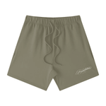 Wolvyn Apparel ‘Foundations 002’ Unisex Earth Tone Loose Fit Cotton Shorts - Wolvyn Apparel