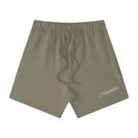 Wolvyn Apparel ‘Foundations 002’ Unisex Earth Tone Loose Fit Cotton Shorts - Wolvyn Apparel