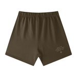 Wolvyn Apparel ‘Foundations 002’ Unisex Earth Tone Loose Fit Cotton Shorts - Wolvyn Apparel