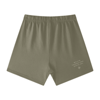 Wolvyn Apparel ‘Foundations 002’ Unisex Earth Tone Loose Fit Cotton Shorts - Wolvyn Apparel
