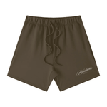 Wolvyn Apparel ‘Foundations 002’ Unisex Earth Tone Loose Fit Cotton Shorts - Wolvyn Apparel