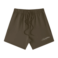 Wolvyn Apparel ‘Foundations 002’ Unisex Earth Tone Loose Fit Cotton Shorts - Wolvyn Apparel