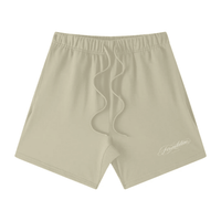 Wolvyn Apparel ‘Foundations 002’ Unisex Earth Tone Loose Fit Cotton Shorts - Wolvyn Apparel