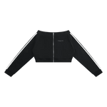 Wolvyn Apparel ‘Foundations 002’ Women's Off-Shoulder Full Zip Hoodie - Wolvyn Apparel