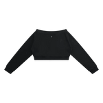 Wolvyn Apparel ‘Foundations 002’ Women's Off-Shoulder Full Zip Hoodie - Wolvyn Apparel