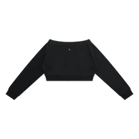 Wolvyn Apparel ‘Foundations 002’ Women's Off-Shoulder Full Zip Hoodie - Wolvyn Apparel