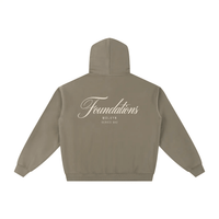 Wolvyn Apparel ‘Foundations’ Essential Fleece Zip-Through Hoodie - Wolvyn Apparel