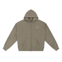 Wolvyn Apparel ‘Foundations’ Essential Fleece Zip-Through Hoodie - Wolvyn Apparel
