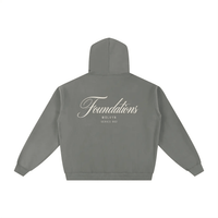 Wolvyn Apparel ‘Foundations’ Essential Fleece Zip-Through Hoodie - Wolvyn Apparel
