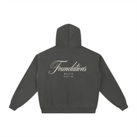 Wolvyn Apparel ‘Foundations’ Essential Fleece Zip-Through Hoodie - Wolvyn Apparel