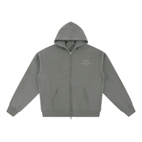 Wolvyn Apparel ‘Foundations’ Essential Fleece Zip-Through Hoodie - Wolvyn Apparel